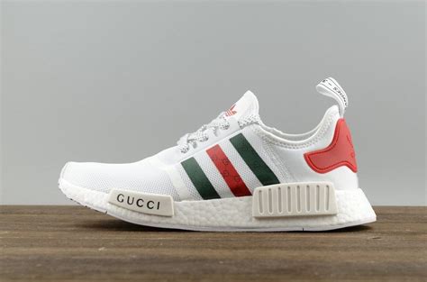 adidas nmd r1 x gucci white red